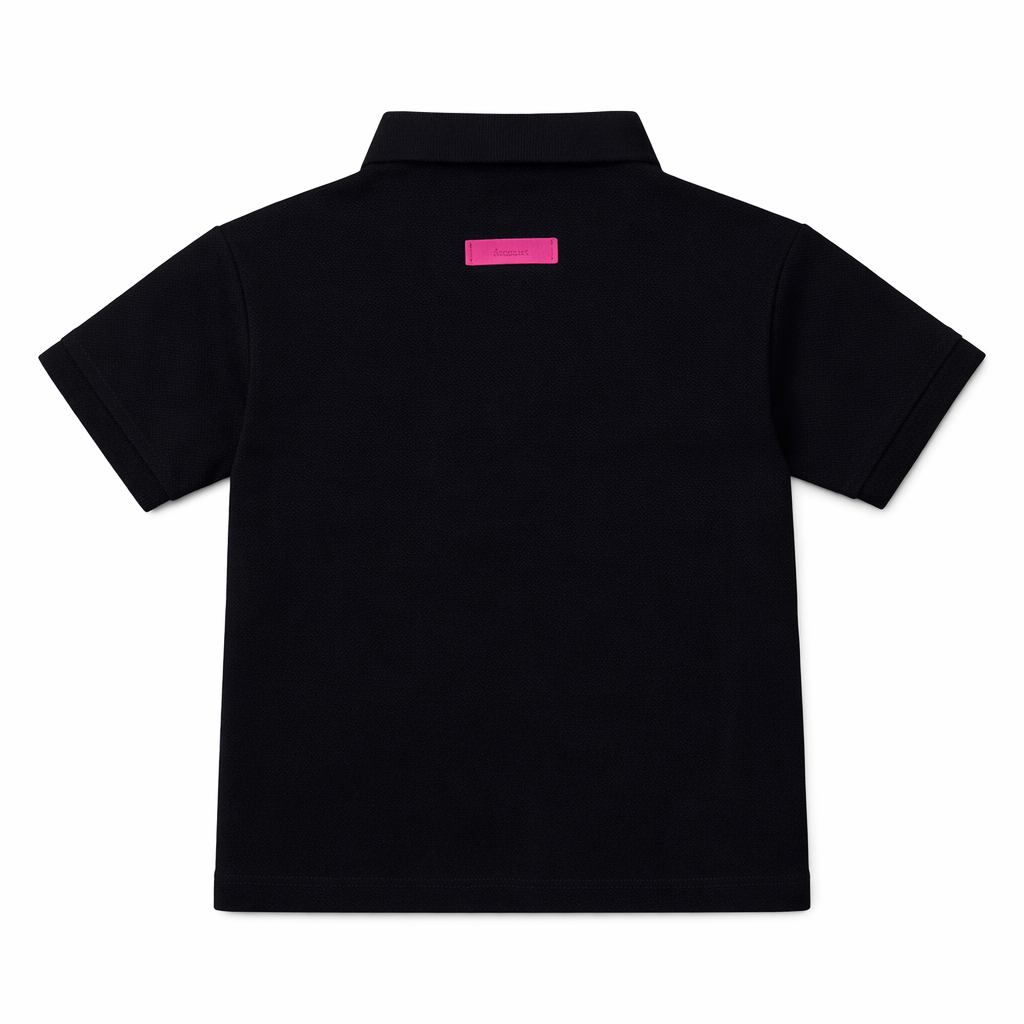 Minimal Patch Polo Tee
