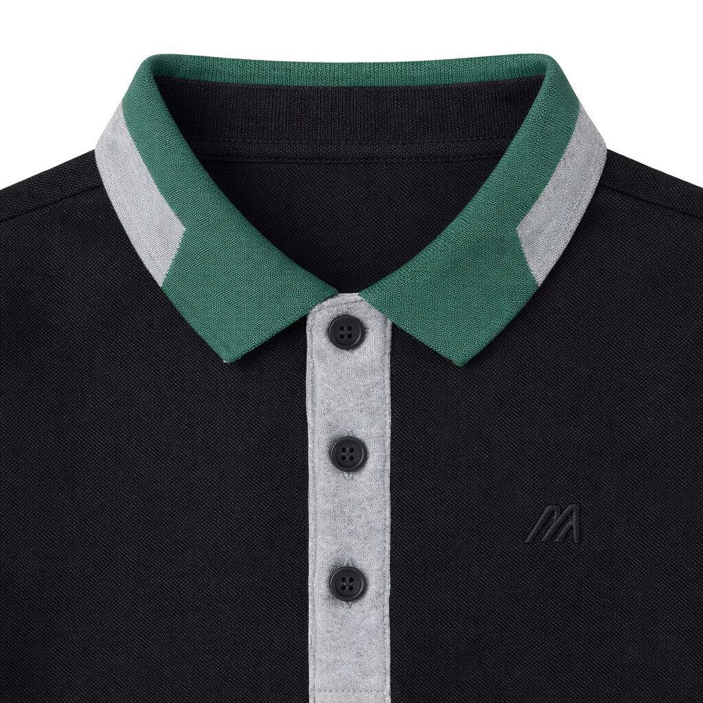 Contrast Trim Polo Tee