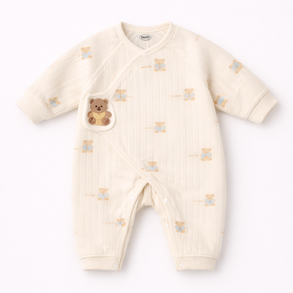 Teddy Print Romper