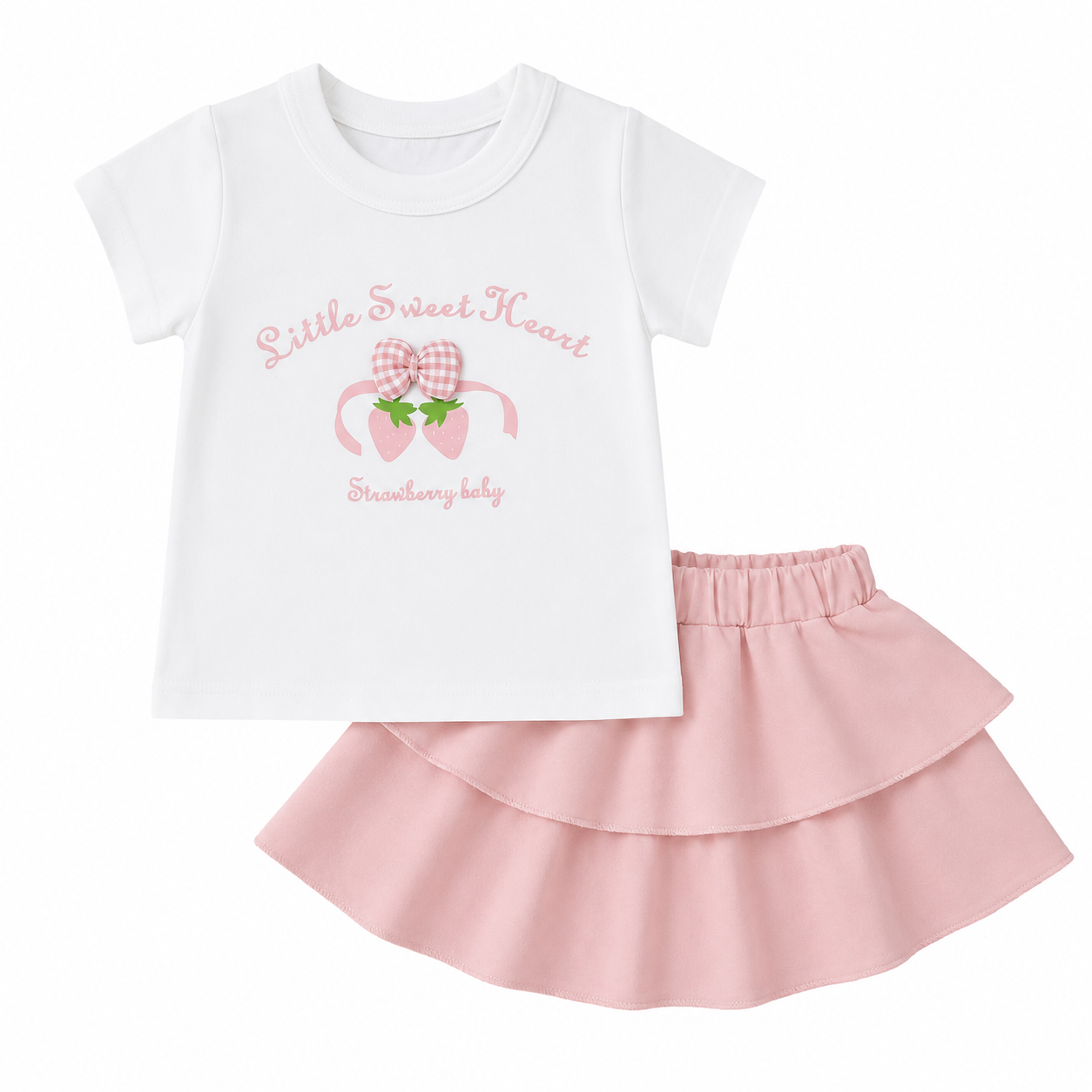 strawberry Skirt Set