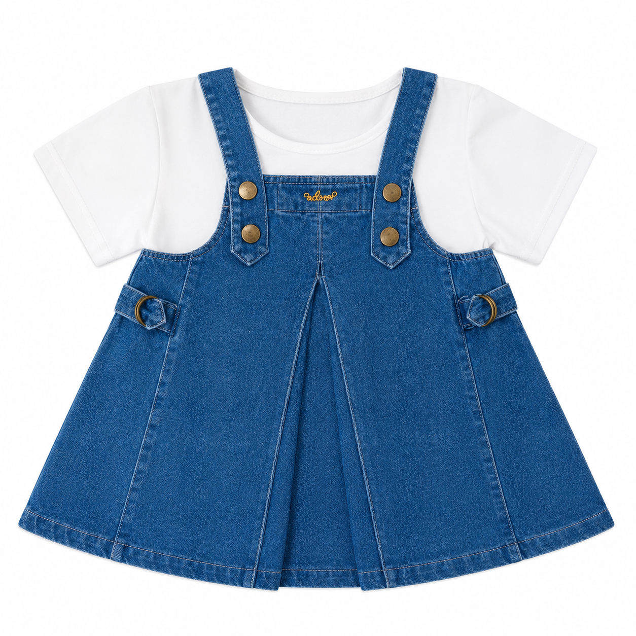 Denim Pinafore Dress