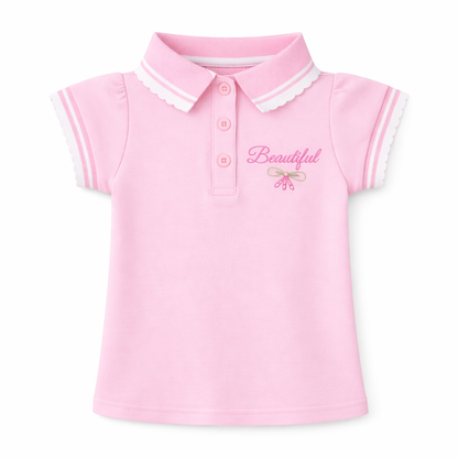 Beautiful Pink Polo Tee