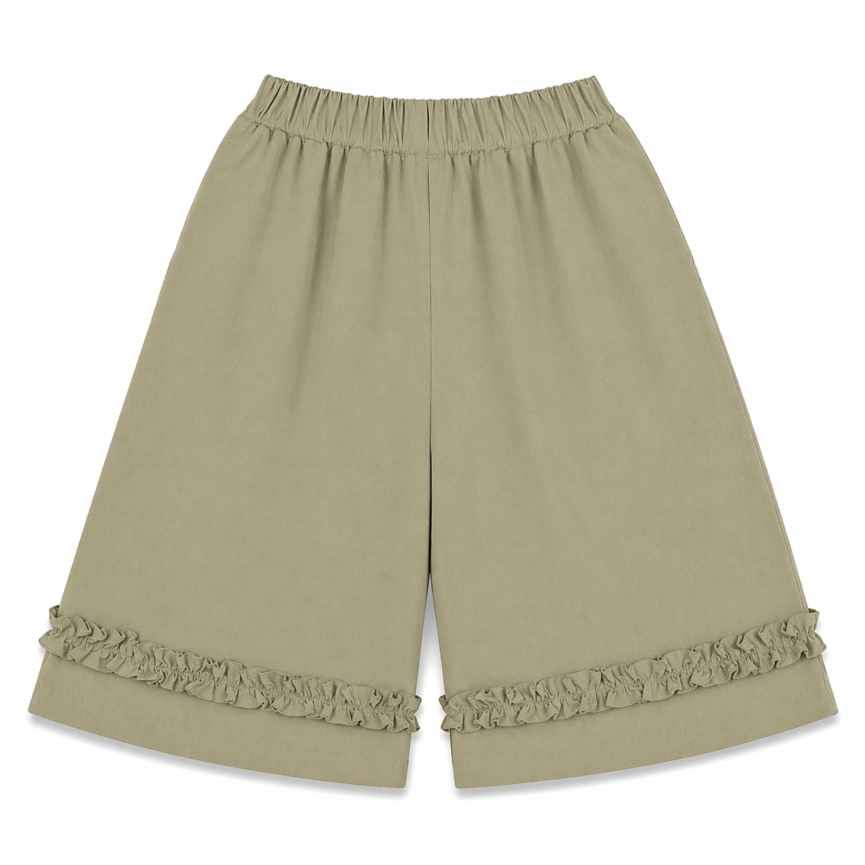 Olive Ruffle Co-ord Set
