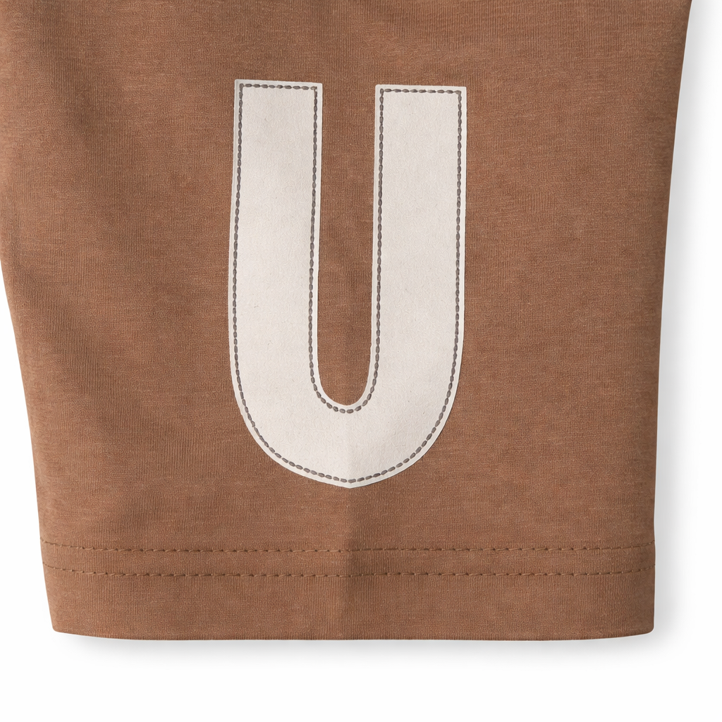 Brown Lucky Graphic Tee