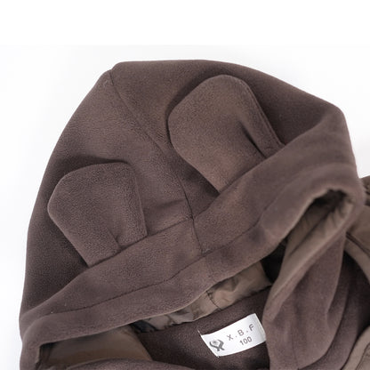 Cocoa Brown Three-Piece Quilted Set with Bag