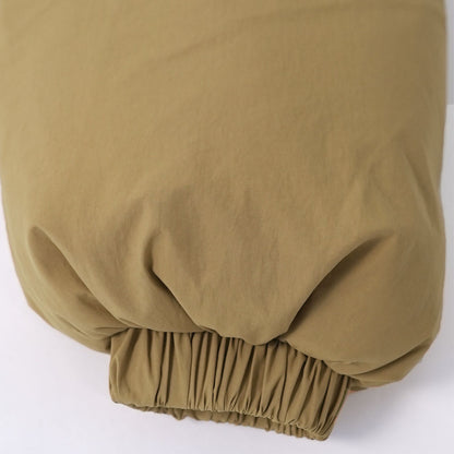 Camel brown padded jacket with teddy charm