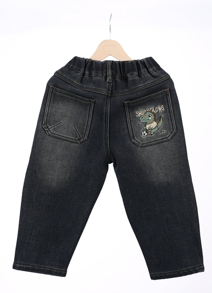 Dino Patch Denim Pants
