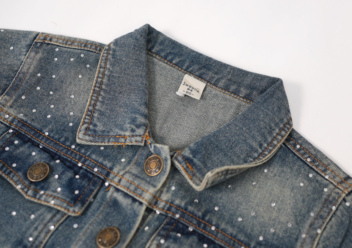 Star Dot Denim Set