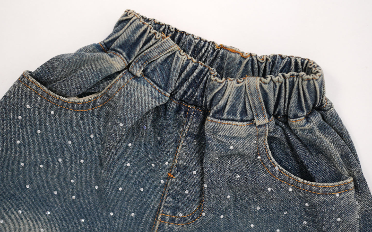 Star Dot Denim Set