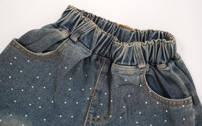 Star Dot Denim Set