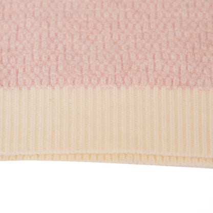 Pink Lace Collar Sweater