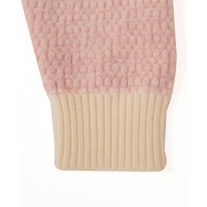 Pink Lace Collar Sweater