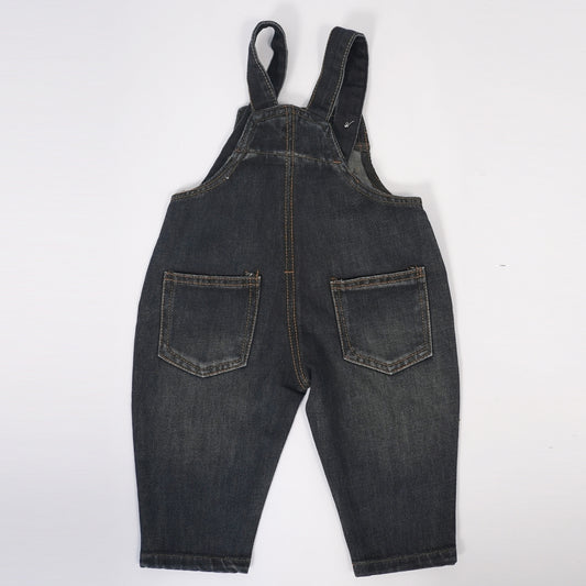 Dark Denim Pants with Bunny Patch