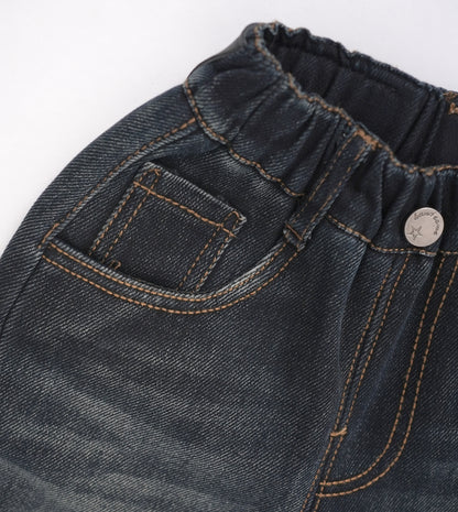 Chain Detail Denim Pants