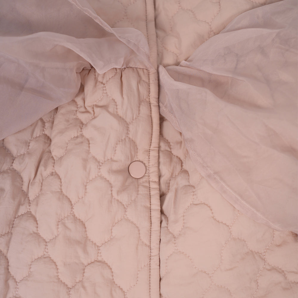 ⁠Blush Quilted Jacket Dress