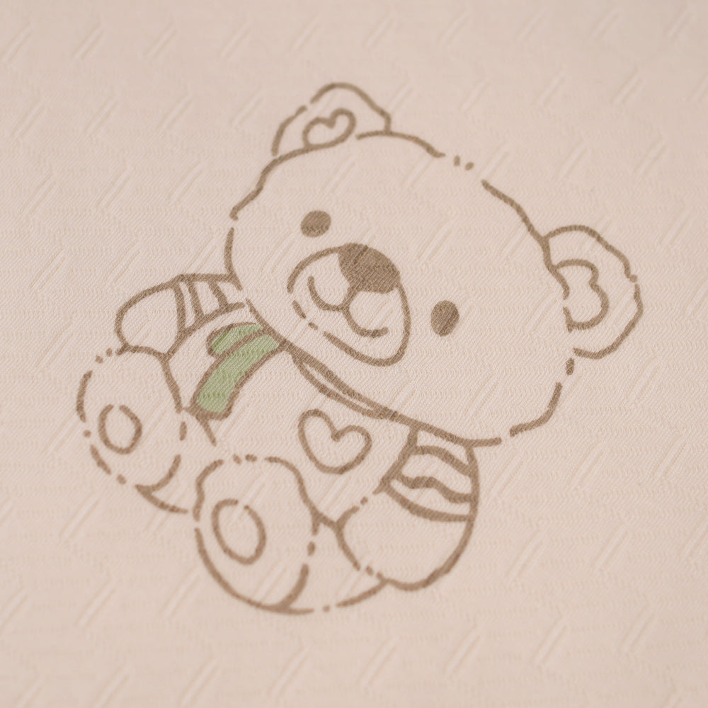 Bear Baby peach Romper Set