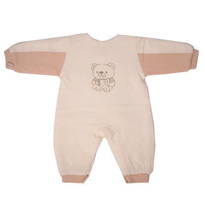 Bear Baby peach Romper Set