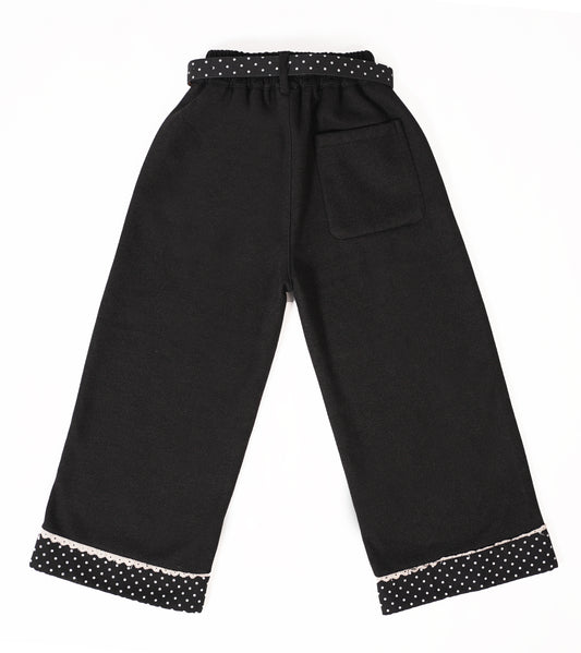 ⁠Polka Trim Belted Pants