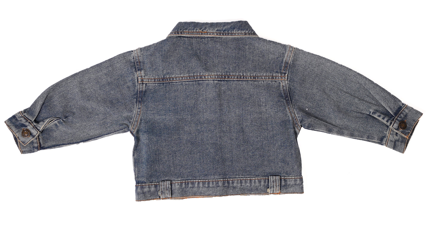 Star Dot Denim Set