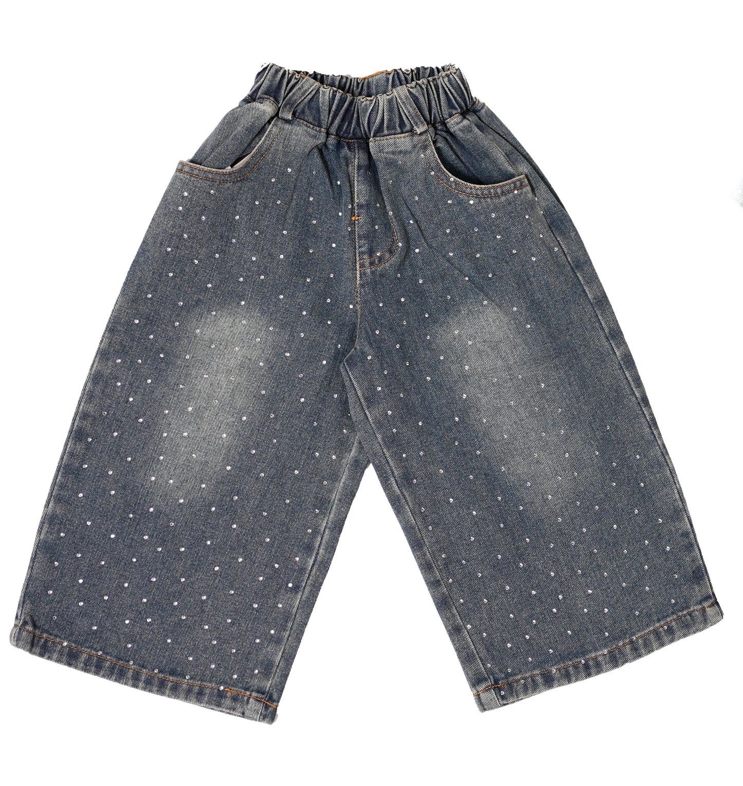 Star Dot Denim Set
