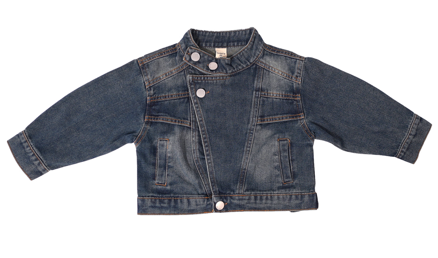 Button Denim Set