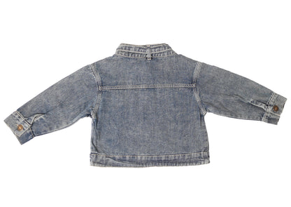Button Flap Denim Set