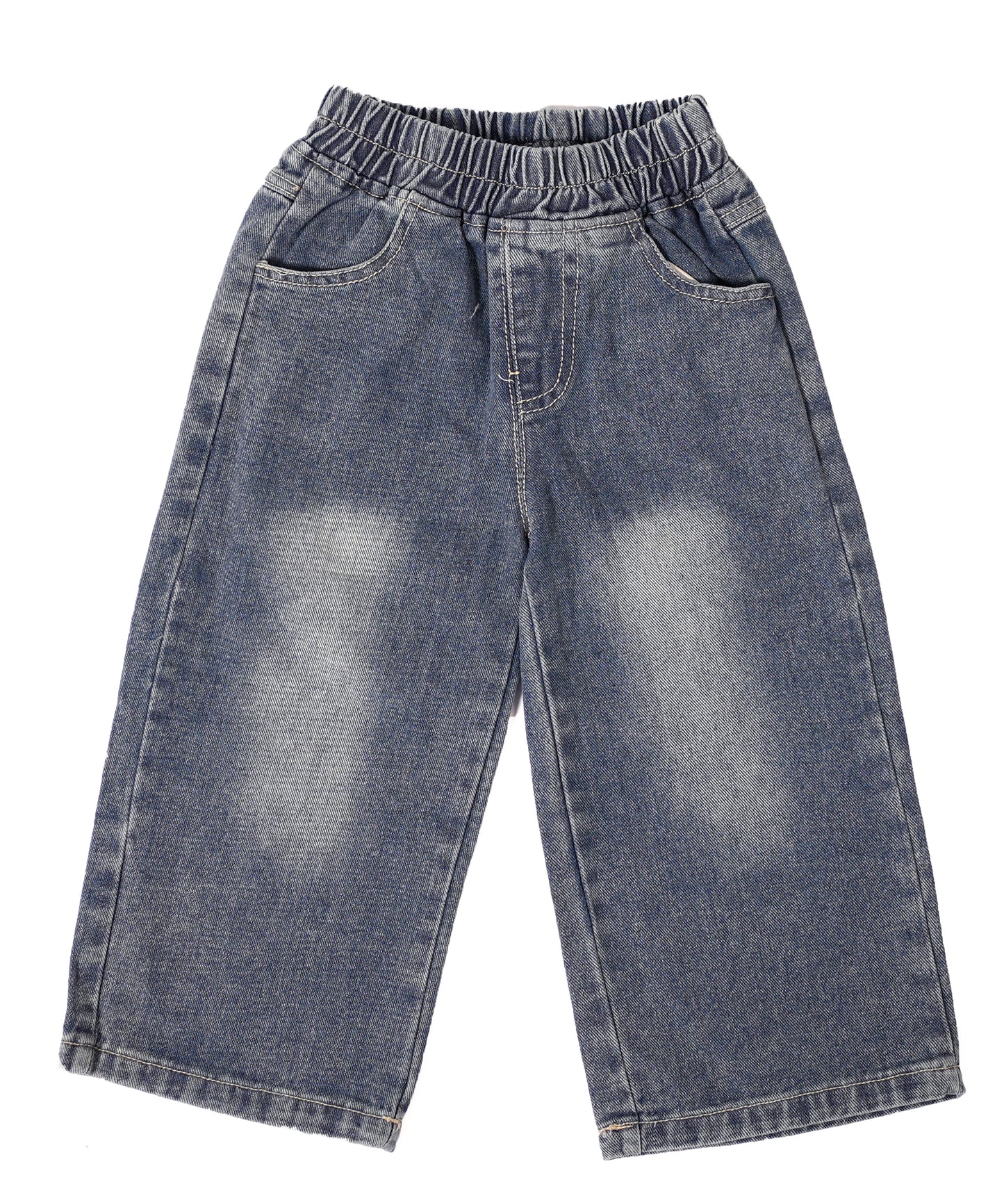 Button Flap Denim Set