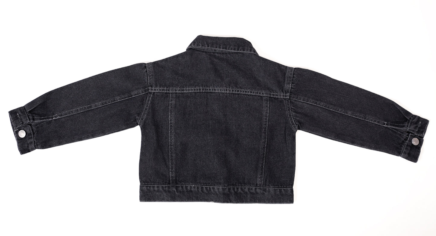 Black Denim Coordset