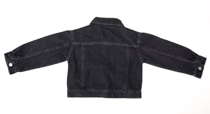 Black Denim Coordset