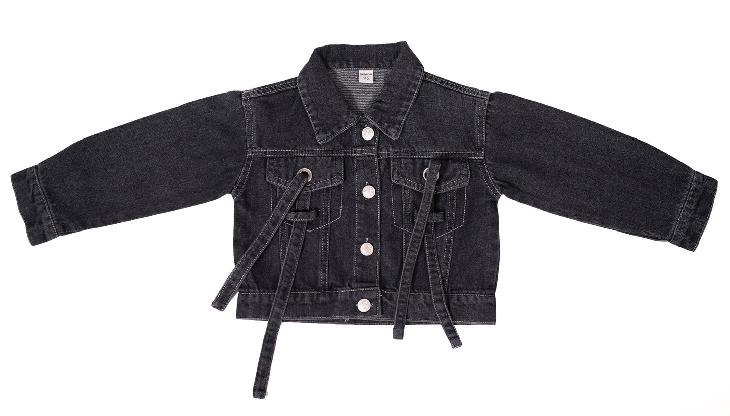 Black Denim Coordset