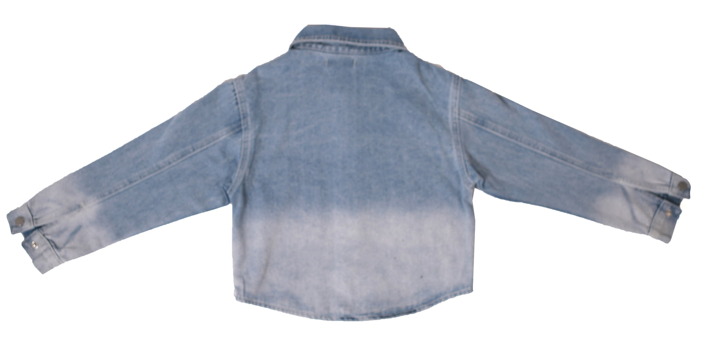 Frost Shimmer Denim Set
