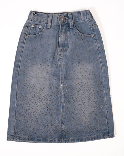 Frost Shimmer Denim Set