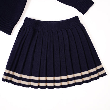 Navy Knit coord set