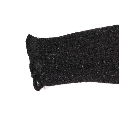 Sparkle black mock neck pullover
