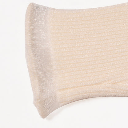 Off white mock neck pullover