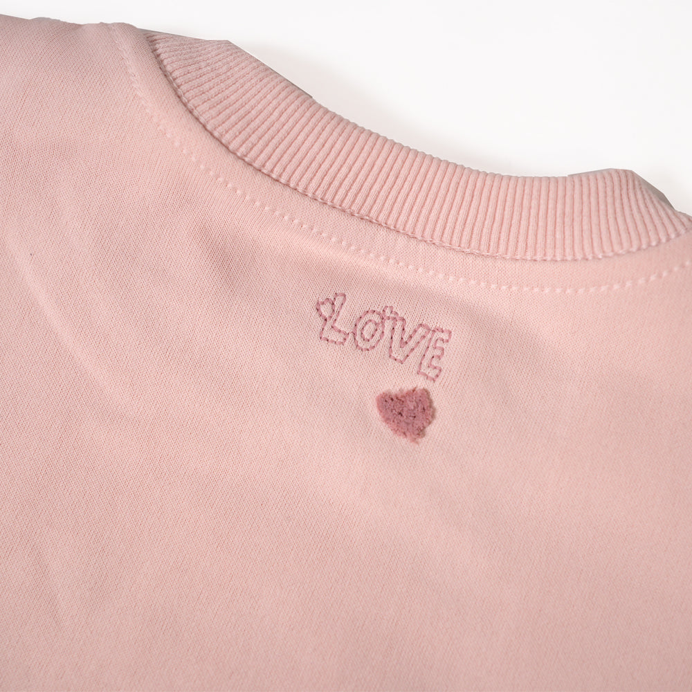 Pink 'Love & Hearts' Sweatshirt