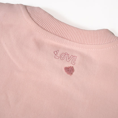 Pink 'Love & Hearts' Sweatshirt