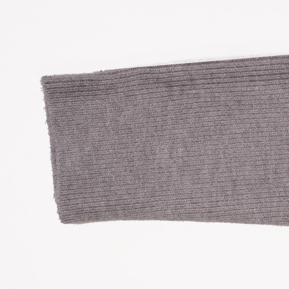 Soft knit pullover with metal buttons