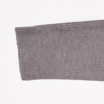 Soft knit pullover with metal buttons