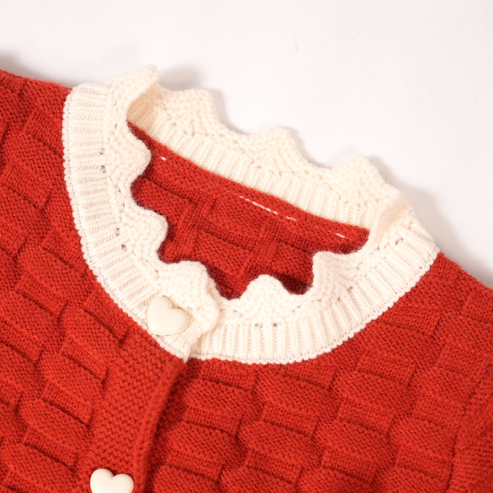 Red Bunny Knit Set