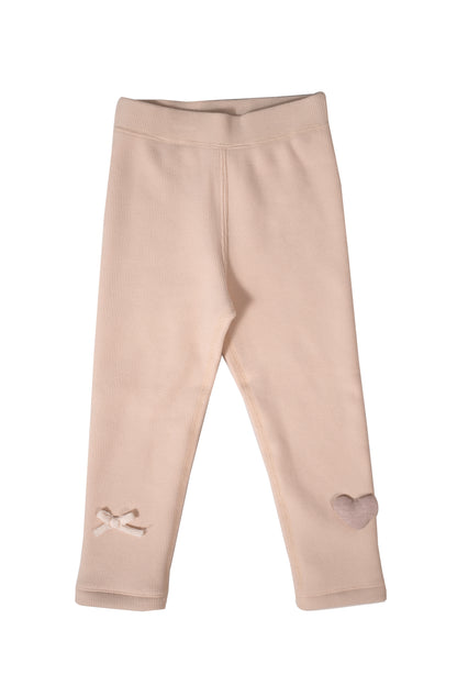 Pink heart leggings