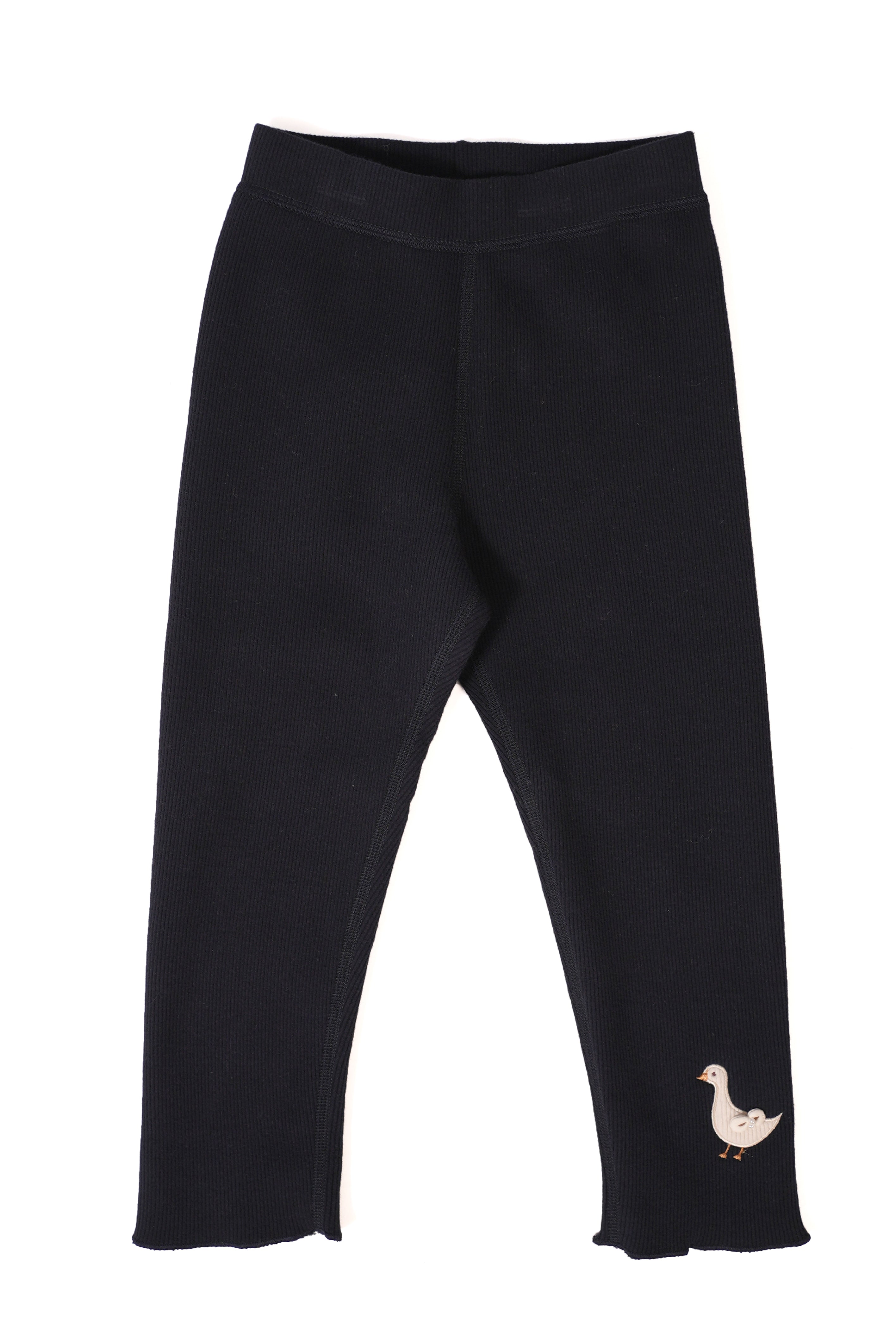 Navy blue duck leggings