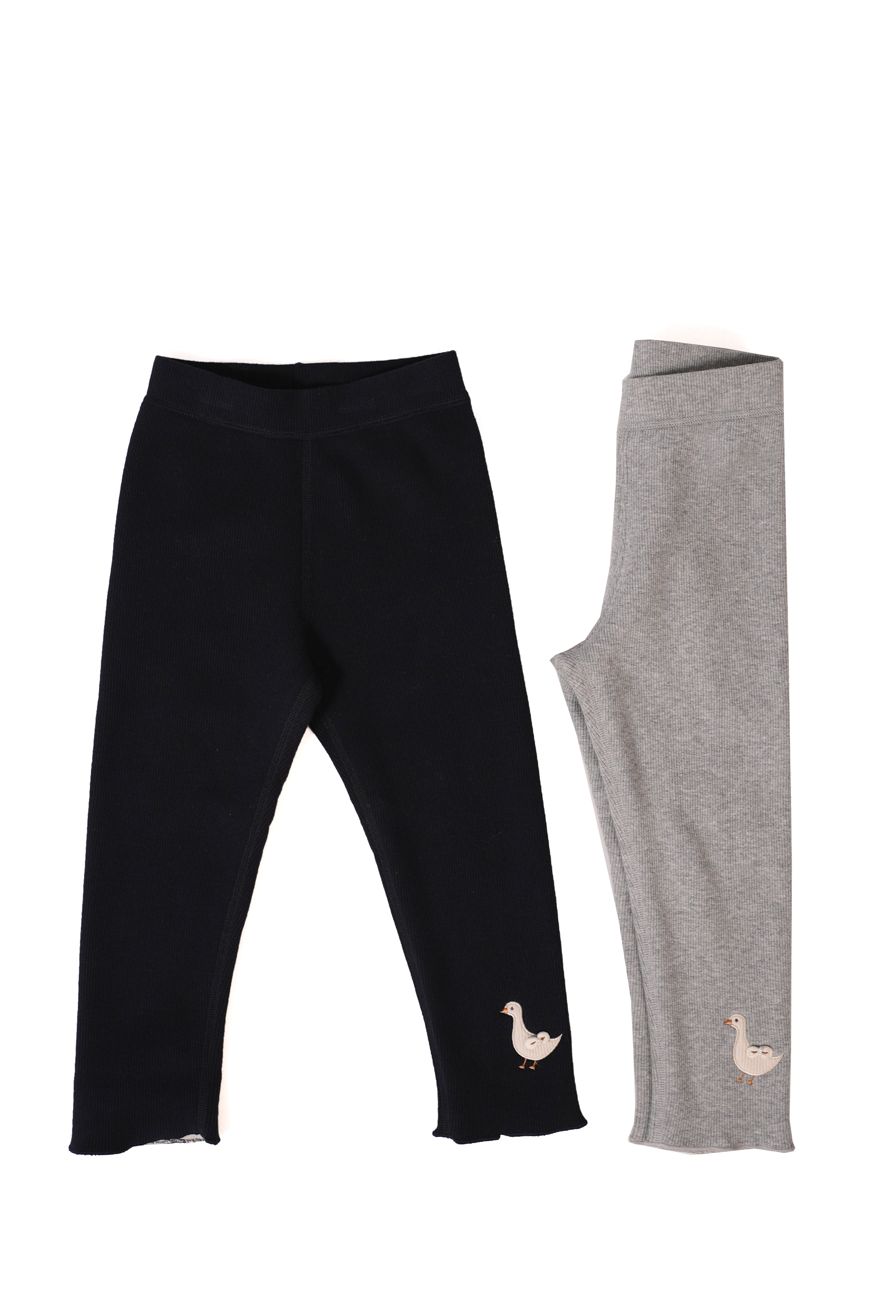 Grey duck leggings