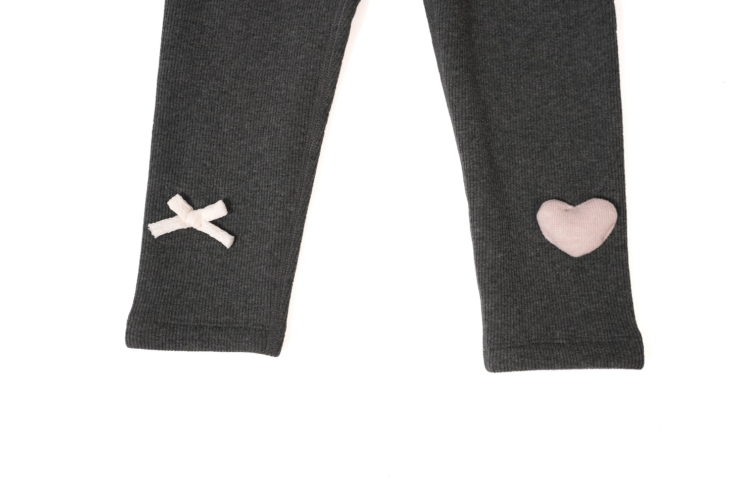 Charcoal heart leggings