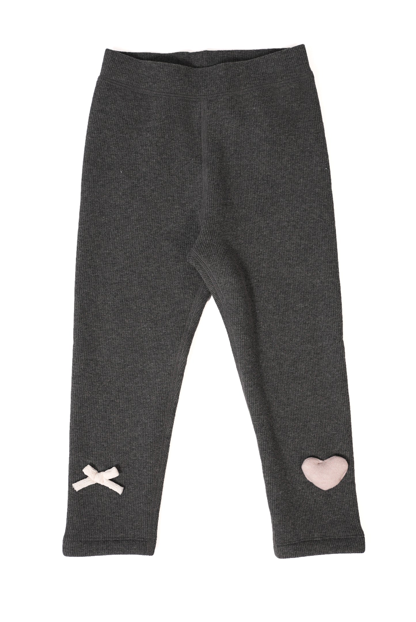 Charcoal heart leggings