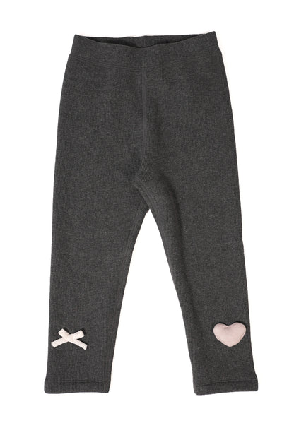 Charcoal heart leggings