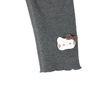 Charcoal kitty leggings