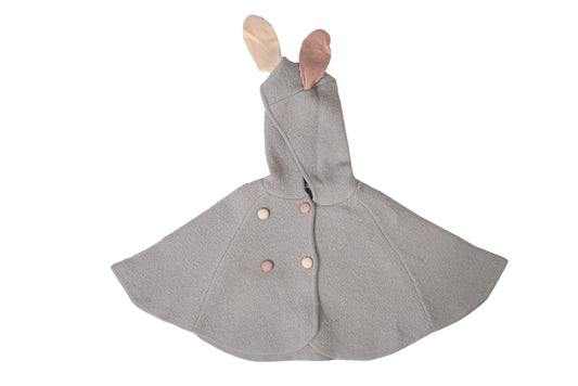 Hooded Cape – blue with Rabbit Ears