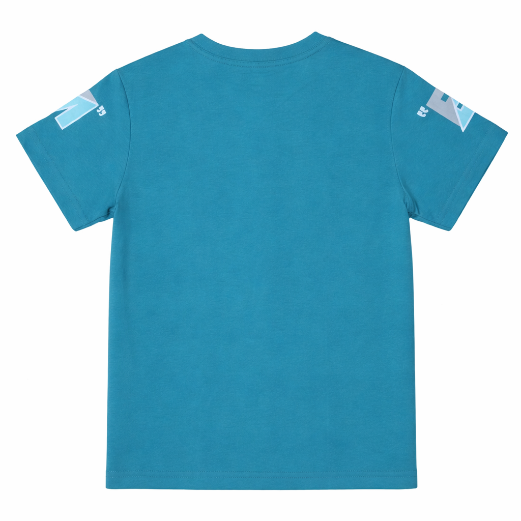 Blue “Move On” Graphic Tee