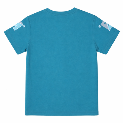Blue “Move On” Graphic Tee